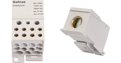 composants de la marque Safkaz pour coffrets photovoltaïques