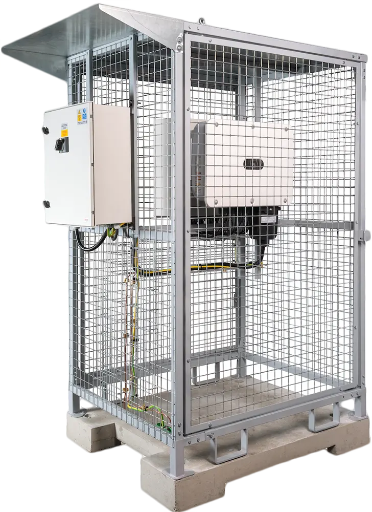 cage de shelter de côté