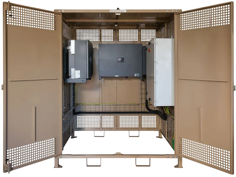 shelter kamase ouvert de couleur brun